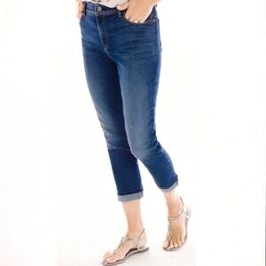 CHICO’S SO Slimming Girlfriend Slim Leg Crop Jeans Women’s Size 12